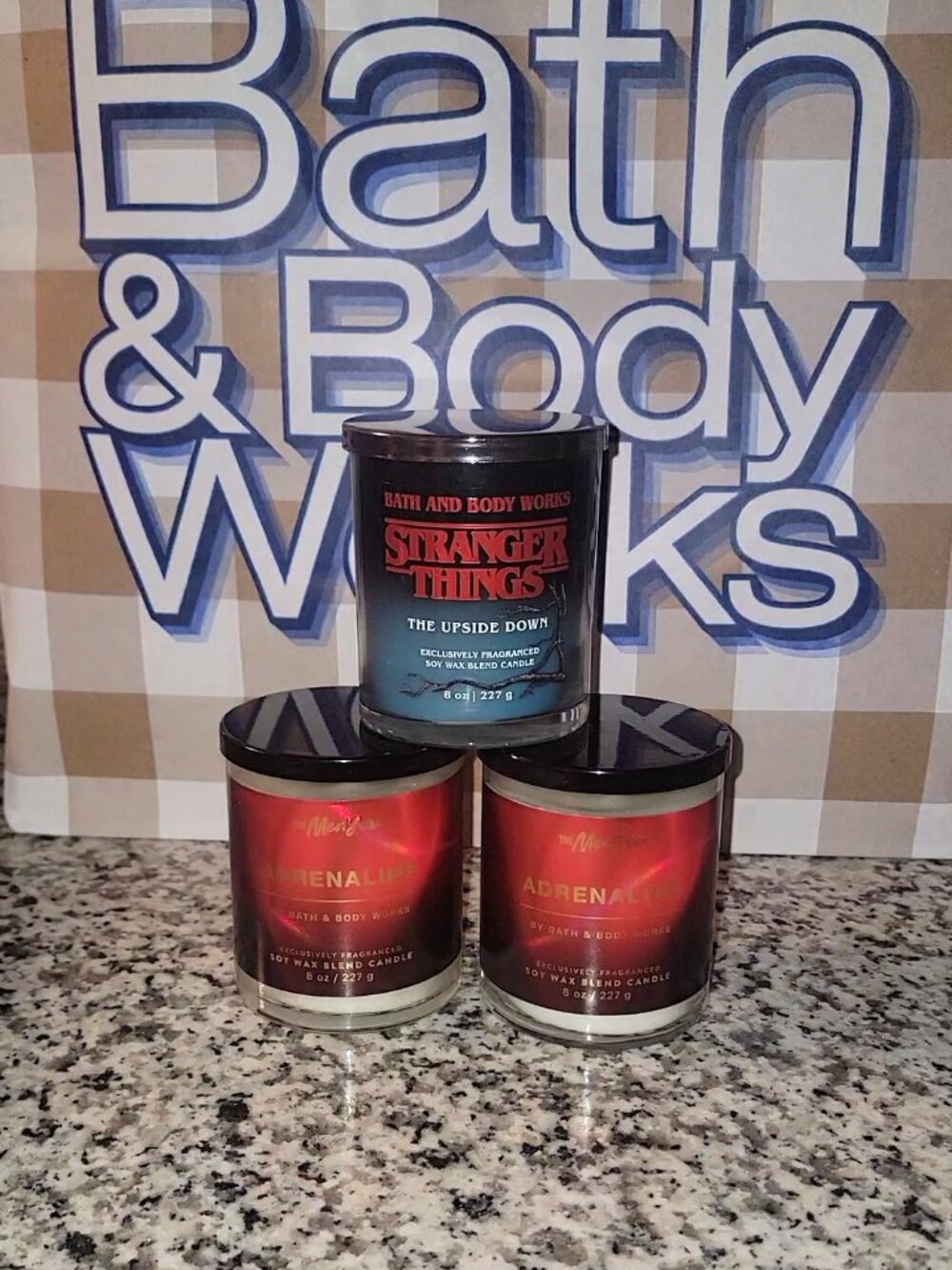 🎉 BATH & BODY WORKS STRANGER THINGS THE UPSIDE DOWN AND ADRENALINE MEN'S SHOP